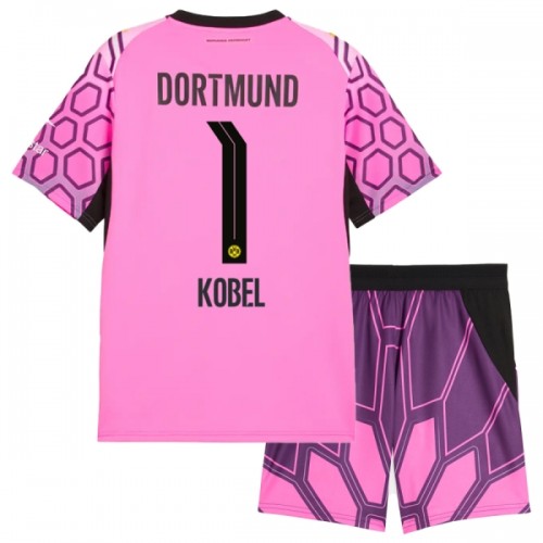 Fodboldsæt Borussia Dortmund Kobel 1 Målmandstrøje Udebanetrøje 2026-27 Pink TIL Børn Fodboldsæt Borussia Dortmund Kobel 1 Målmandstrøje Udebanetrøje 2026-27 Pink TIL Børn