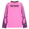 Fodboldsæt Borussia Dortmund Målmandstrøje Udebanetrøje 2026-27 Pink TIL Børn (L/Æ)