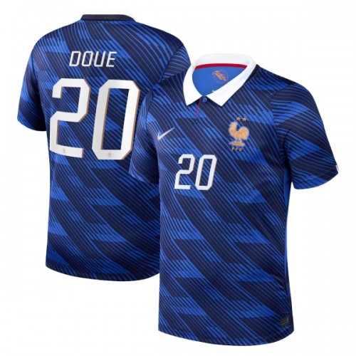 Fodboldtøj Frankrig Desire Doue 20 Hjemmebanetrøje VM 2026 Fodboldtøj Frankrig Desire Doue 20 Hjemmebanetrøje VM 2026