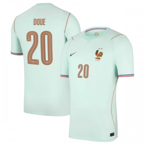 Fodboldtøj Frankrig Desire Doue 20 Udebanetrøje VM 2026 Fodboldtøj Frankrig Desire Doue 20 Udebanetrøje VM 2026