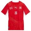 Fodboldtøj Schweiz Djibril Sow 15 Hjemmebanetrøje VM 2026
