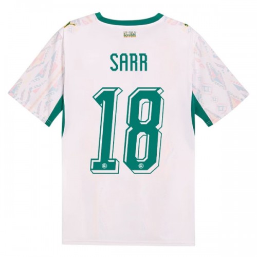 Fodboldtøj Senegal Sarr 18 Hjemmebanetrøje VM 2026 Fodboldtøj Senegal Sarr 18 Hjemmebanetrøje VM 2026