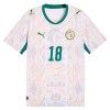 Fodboldtøj Senegal Sarr 18 Hjemmebanetrøje VM 2026