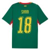 Fodboldtøj Senegal Sarr 18 Udebanetrøje VM 2026 Fodboldtøj Senegal Sarr 18 Udebanetrøje VM 2026
