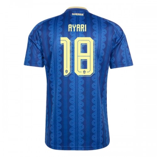 Fodboldtøj Sverige Ayari 18 Udebanetrøje VM 2026 Fodboldtøj Sverige Ayari 18 Udebanetrøje VM 2026