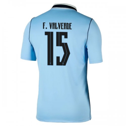 Fodboldtøj Uruguay Federico Valverde 15 Hjemmebanetrøje VM 2026 Fodboldtøj Uruguay Federico Valverde 15 Hjemmebanetrøje VM 2026