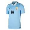 Fodboldtøj Uruguay Maximiliano Araujo 20 Hjemmebanetrøje VM 2026