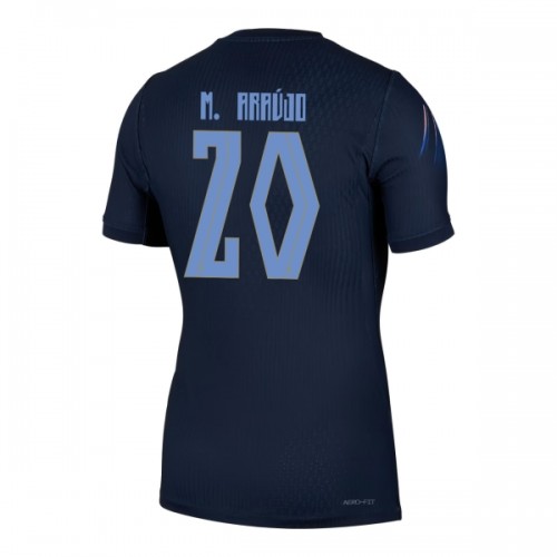 Fodboldtøj Uruguay Maximiliano Araujo 20 Udebanetrøje VM 2026 Fodboldtøj Uruguay Maximiliano Araujo 20 Udebanetrøje VM 2026