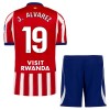Fodboldsæt Atlético Madrid J. Alvarez 19 Hjemmebanetrøje 2026-27 TIL Børn Fodboldsæt Atlético Madrid J. Alvarez 19 Hjemmebanetrøje 2026-27 TIL Børn