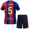 Fodboldsæt FC Barcelona Cubarsi 5 Hjemmebanetrøje 2026-27 TIL Børn Fodboldsæt FC Barcelona Cubarsi 5 Hjemmebanetrøje 2026-27 TIL Børn