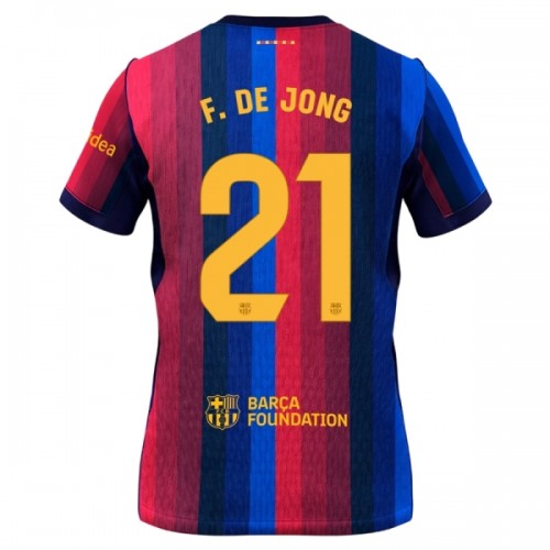 Fodboldtøj FC Barcelona Frenkie de Jong 21 Hjemmebanetrøje 2026-27 Fodboldtøj FC Barcelona Frenkie de Jong 21 Hjemmebanetrøje 2026-27