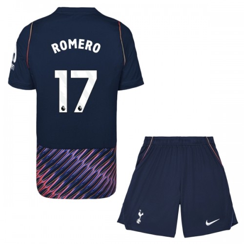 Fodboldsæt Tottenham Hotspur Romero 17 Udebanetrøje 2026-27 TIL Børn Fodboldsæt Tottenham Hotspur Romero 17 Udebanetrøje 2026-27 TIL Børn