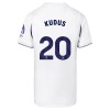 Fodboldtøj Tottenham Hotspur Kudus 20 Hjemmebanetrøje 2026-27 Fodboldtøj Tottenham Hotspur Kudus 20 Hjemmebanetrøje 2026-27