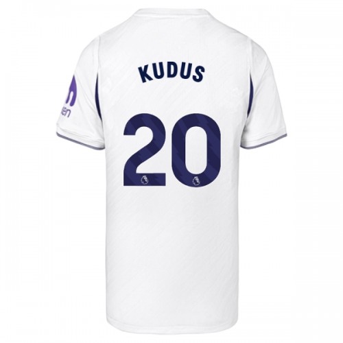 Fodboldtøj Tottenham Hotspur Kudus 20 Hjemmebanetrøje 2026-27 Fodboldtøj Tottenham Hotspur Kudus 20 Hjemmebanetrøje 2026-27