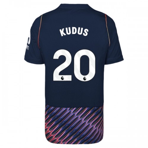 Fodboldtøj Tottenham Hotspur Kudus 20 Udebanetrøje 2026-27 Fodboldtøj Tottenham Hotspur Kudus 20 Udebanetrøje 2026-27