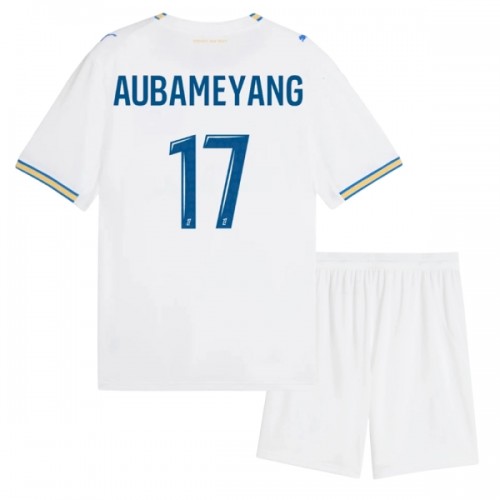 Fodboldsæt Olympique de Marseille Aubameyang 17 Hjemmebanetrøje 2026-27 TIL Børn Fodboldsæt Olympique de Marseille Aubameyang 17 Hjemmebanetrøje 2026-27 TIL Børn