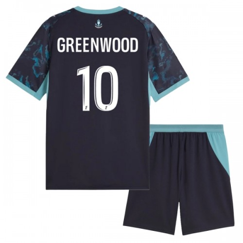 Fodboldsæt Olympique de Marseille Greenwood 10 Udebanetrøje 2026-27 TIL Børn Fodboldsæt Olympique de Marseille Greenwood 10 Udebanetrøje 2026-27 TIL Børn