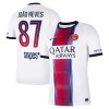 Fodboldtøj Paris Saint-Germain Joao Neves 87 Udebanetrøje 2026-27 Fodboldtøj Paris Saint-Germain Joao Neves 87 Udebanetrøje 2026-27