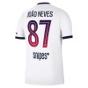Fodboldtøj Paris Saint-Germain Joao Neves 87 Udebanetrøje 2026-27