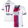Fodboldtøj Paris Saint-Germain Vitinha 17 Udebanetrøje 2026-27 Fodboldtøj Paris Saint-Germain Vitinha 17 Udebanetrøje 2026-27