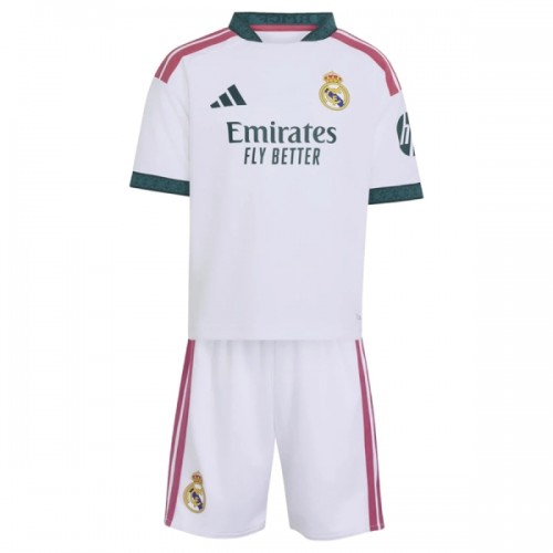 Fodboldsæt Real Madrid Hjemmebanetrøje 2026-27 TIL Børn Fodboldsæt Real Madrid Hjemmebanetrøje 2026-27 TIL Børn