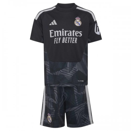 Fodboldsæt Real Madrid Målmandstrøje Hjemmebanetrøje 2026-27 TIL Børn Fodboldsæt Real Madrid Målmandstrøje Hjemmebanetrøje 2026-27 TIL Børn
