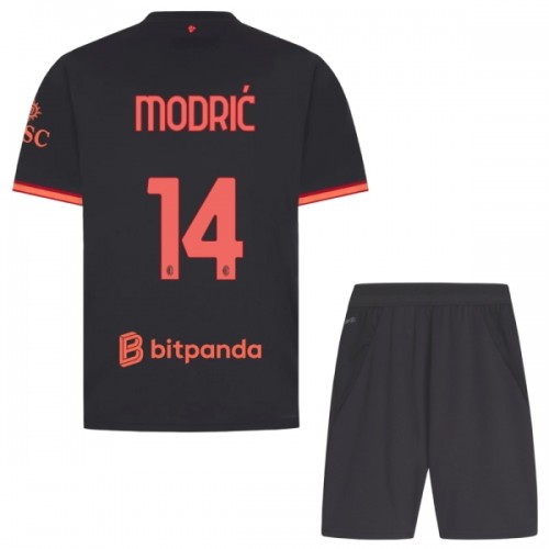 Fodboldsæt AC Milan Modrić 14 Tredjetrøje 2026-27 TIL Børn Fodboldsæt AC Milan Modrić 14 Tredjetrøje 2026-27 TIL Børn
