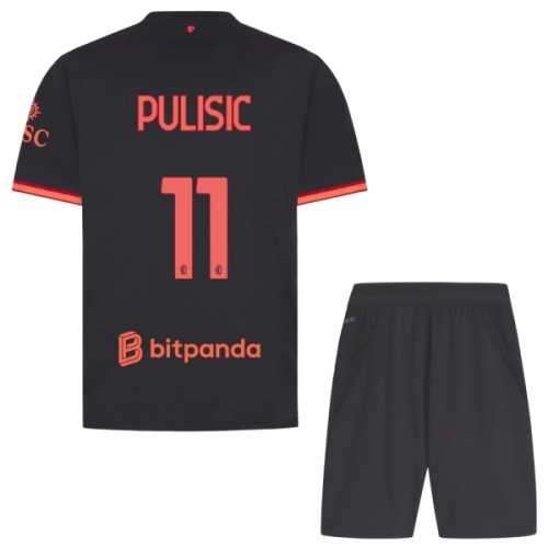 Fodboldsæt AC Milan Pulisic 11 Tredjetrøje 2026-27 TIL Børn Fodboldsæt AC Milan Pulisic 11 Tredjetrøje 2026-27 TIL Børn