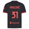 Fodboldtøj AC Milan Pavlovic 31 Tredjetrøje 2026-27 Fodboldtøj AC Milan Pavlovic 31 Tredjetrøje 2026-27