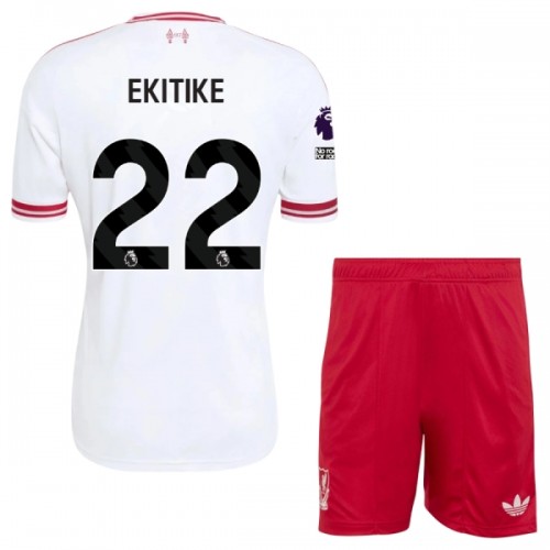 Fodboldsæt Liverpool Ekitike 22 Udebanetrøje 2026-27 TIL Børn Fodboldsæt Liverpool Ekitike 22 Udebanetrøje 2026-27 TIL Børn