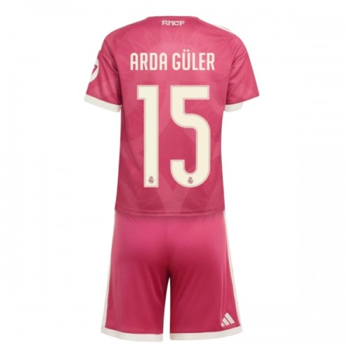 Fodboldsæt Real Madrid Arda Guler 15 Tredjetrøje 2026-27 TIL Børn Fodboldsæt Real Madrid Arda Guler 15 Tredjetrøje 2026-27 TIL Børn