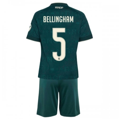 Fodboldsæt Real Madrid Bellingham 5 Udebanetrøje 2026-27 TIL Børn Fodboldsæt Real Madrid Bellingham 5 Udebanetrøje 2026-27 TIL Børn