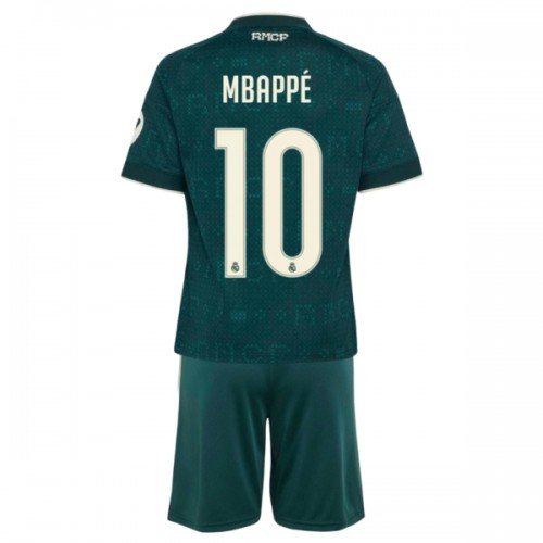 Fodboldsæt Real Madrid Mbappé 10 Udebanetrøje 2026-27 TIL Børn Fodboldsæt Real Madrid Mbappé 10 Udebanetrøje 2026-27 TIL Børn