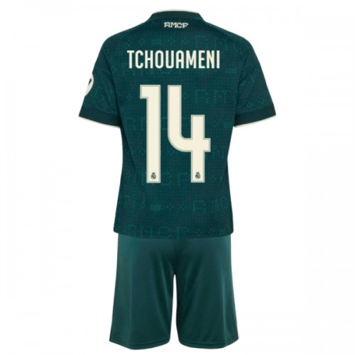 Fodboldsæt Real Madrid Tchouameni 14 Udebanetrøje 2026-27 TIL Børn Fodboldsæt Real Madrid Tchouameni 14 Udebanetrøje 2026-27 TIL Børn