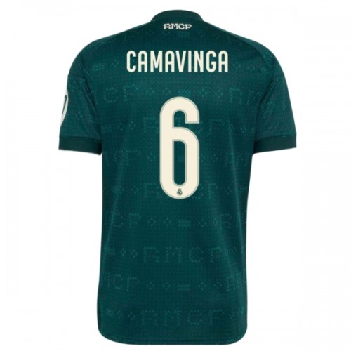 Fodboldtøj Real Madrid Camavinga 6 Udebanetrøje 2026-27 Fodboldtøj Real Madrid Camavinga 6 Udebanetrøje 2026-27