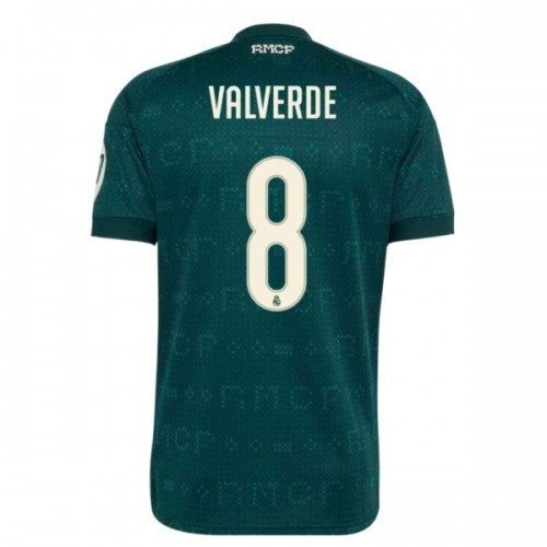Fodboldtøj Real Madrid Valverde 8 Udebanetrøje 2026-27 Fodboldtøj Real Madrid Valverde 8 Udebanetrøje 2026-27