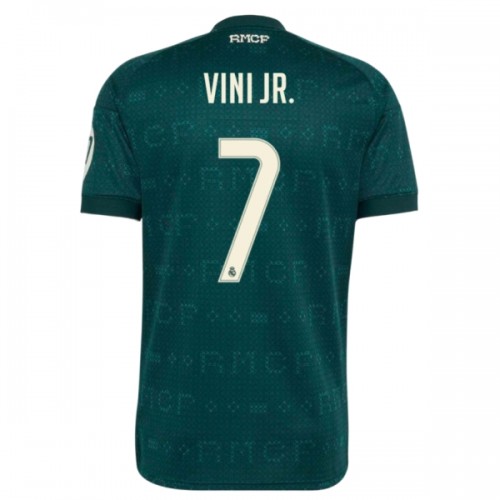 Fodboldtøj Real Madrid Vini JR. 7 Udebanetrøje 2026-27 Fodboldtøj Real Madrid Vini JR. 7 Udebanetrøje 2026-27