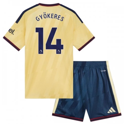 Fodboldsæt Arsenal Gyokeres 14 Tredjetrøje 2026-27 TIL Børn Fodboldsæt Arsenal Gyokeres 14 Tredjetrøje 2026-27 TIL Børn