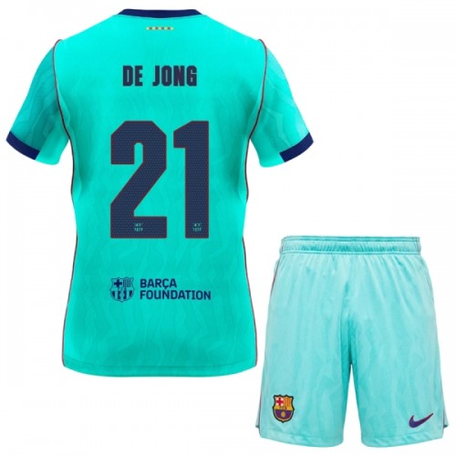Fodboldsæt FC Barcelona Frenkie de Jong 21 Tredjetrøje 2026-27 TIL Børn Fodboldsæt FC Barcelona Frenkie de Jong 21 Tredjetrøje 2026-27 TIL Børn
