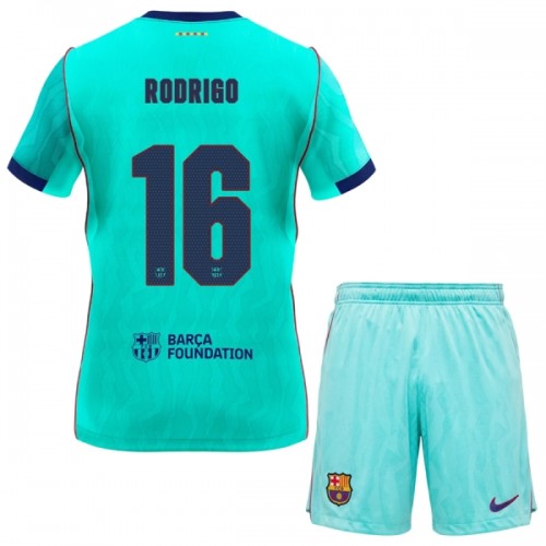 Fodboldsæt FC Barcelona Rodrigo 16 Tredjetrøje 2026-27 TIL Børn Fodboldsæt FC Barcelona Rodrigo 16 Tredjetrøje 2026-27 TIL Børn