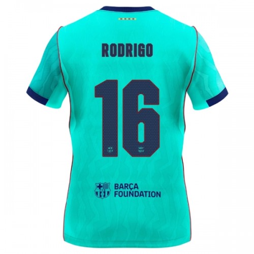 Fodboldtøj FC Barcelona Rodrigo 16 Tredjetrøje 2026-27 Fodboldtøj FC Barcelona Rodrigo 16 Tredjetrøje 2026-27