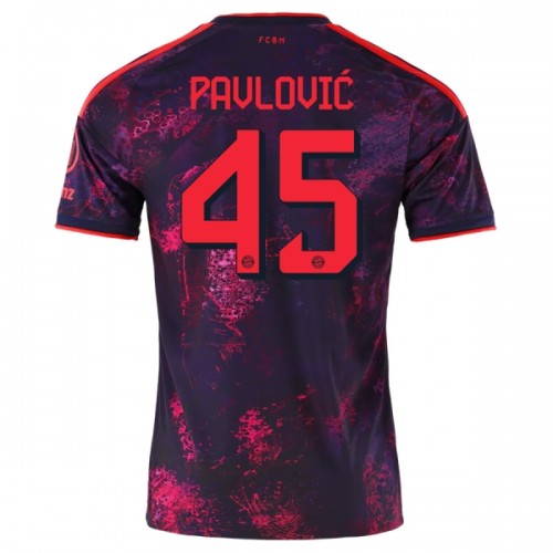 Fodboldtøj FC Bayern München Pavlovic 45 Tredjetrøje 2026-27 Fodboldtøj FC Bayern München Pavlovic 45 Tredjetrøje 2026-27