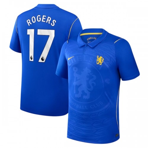 Fodboldtøj Chelsea Rogers 17 Hjemmebanetrøje 2026-27 Fodboldtøj Chelsea Rogers 17 Hjemmebanetrøje 2026-27
