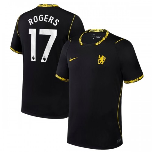 Fodboldtøj Chelsea Rogers 17 Udebanetrøje 2026-27 Fodboldtøj Chelsea Rogers 17 Udebanetrøje 2026-27