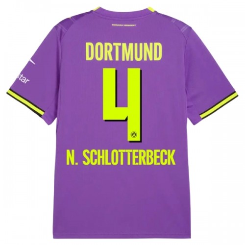 Fodboldtøj Borussia Dortmund N. Schlotterbeck 4 Tredjetrøje 2026-27 Fodboldtøj Borussia Dortmund N. Schlotterbeck 4 Tredjetrøje 2026-27