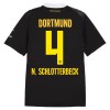 Fodboldtøj Borussia Dortmund N. Schlotterbeck 4 Udebanetrøje 2026-27 Fodboldtøj Borussia Dortmund N. Schlotterbeck 4 Udebanetrøje 2026-27