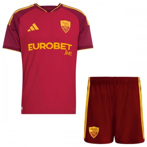 Fodboldsæt AS Roma Hjemmebanetrøje 2026-27 TIL Børn Fodboldsæt AS Roma Hjemmebanetrøje 2026-27 TIL Børn