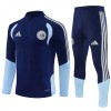Ajax Trænings Sweatshirt 2026-27 Kvart-Zip Blå Ajax Trænings Sweatshirt 2026-27 Kvart-Zip Blå
