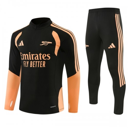 Arsenal Trænings Sweatshirt 2026-27 Kvart-Zip Sort Arsenal Trænings Sweatshirt 2026-27 Kvart-Zip Sort