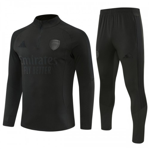 Arsenal Trænings Sweatshirt 2026-27 Kvart-Zip Sort Arsenal Trænings Sweatshirt 2026-27 Kvart-Zip Sort